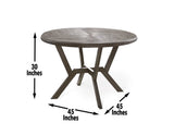 Alamo 45 inch Round Dining Table from Steve Silver - Luna Furniture