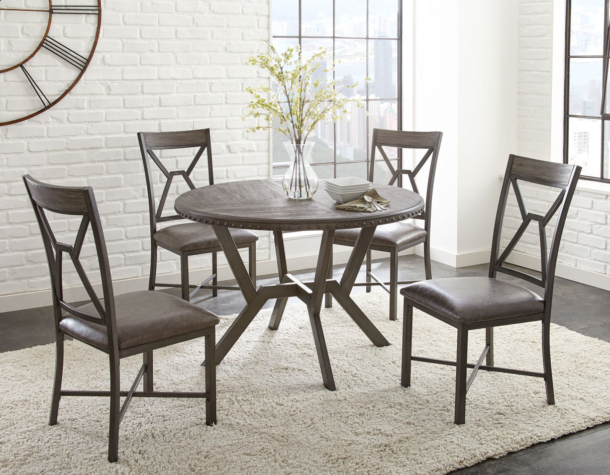 Alamo 5 Piece Set(Table & 4 Side Chairs) from Steve Silver - Luna Furniture