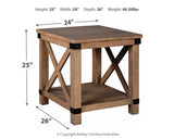 Aldwin Gray 2 End Table from Ashley - Luna Furniture