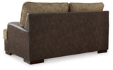 Alesbury Sofa, Loveseat, Chair and Ottoman in Chocolate - PKG019094