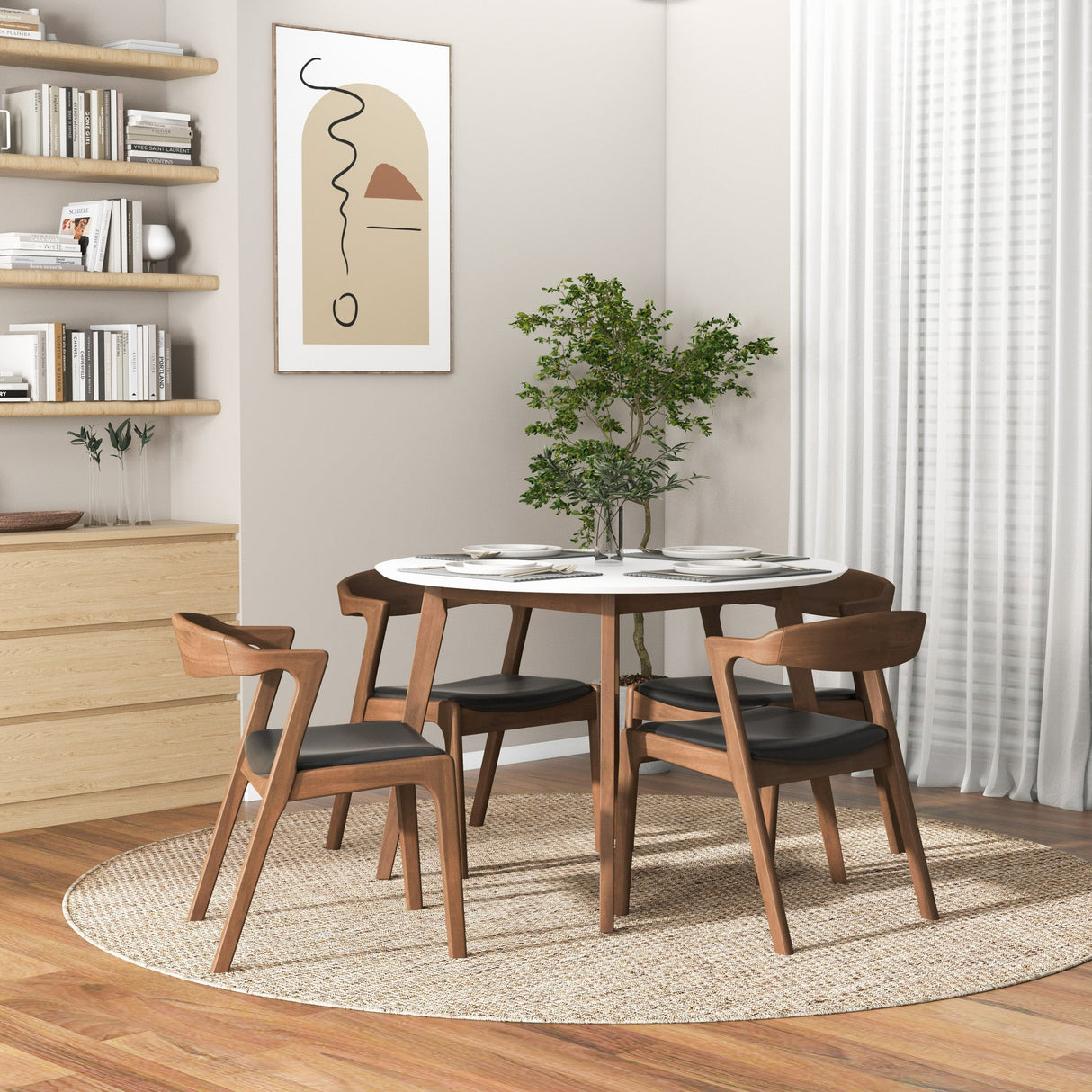 Alina Dining Table (White) - DTB00600302