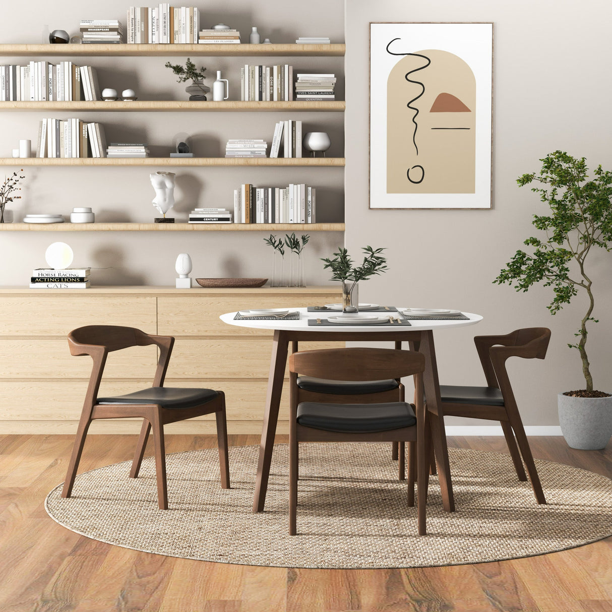 Alina Dining Table (White) - DTB00600302