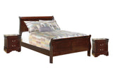 Alisdair Full Sleigh Bed with 2 Nightstands in Reddish Brown from Ashley - Luna Furniture