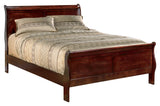 Alisdair King Sleigh Bed with 2 Nightstands in Reddish Brown from Ashley - Luna Furniture