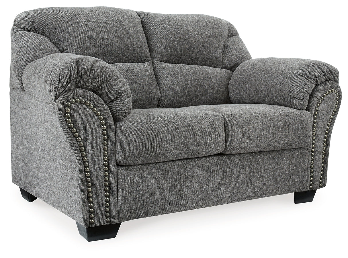 Allmaxx Sofa and Loveseat in Pewter from Ashley - Luna Furniture