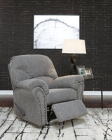 Allmaxx Sofa, Loveseat and Recliner in Pewter from Ashley - Luna Furniture