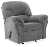 Allmaxx Sofa, Loveseat and Recliner in Pewter from Ashley - Luna Furniture