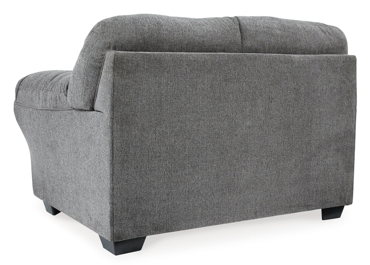 Allmaxx Sofa, Loveseat and Recliner in Pewter from Ashley - Luna Furniture