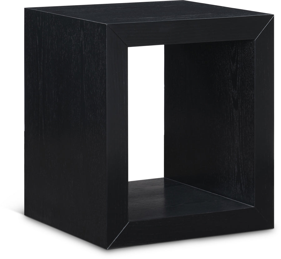 Alma End Table in Black from Meridian - Luna Furniture