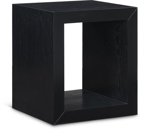 Alma End Table in Black from Meridian - Luna Furniture