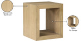 Alma End Table in Natural from Meridian - Luna Furniture