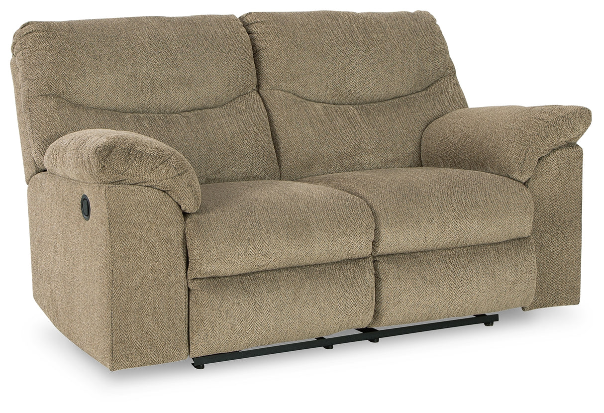 Alphons Sofa, Loveseat and Recliner in Briar - PKG014454