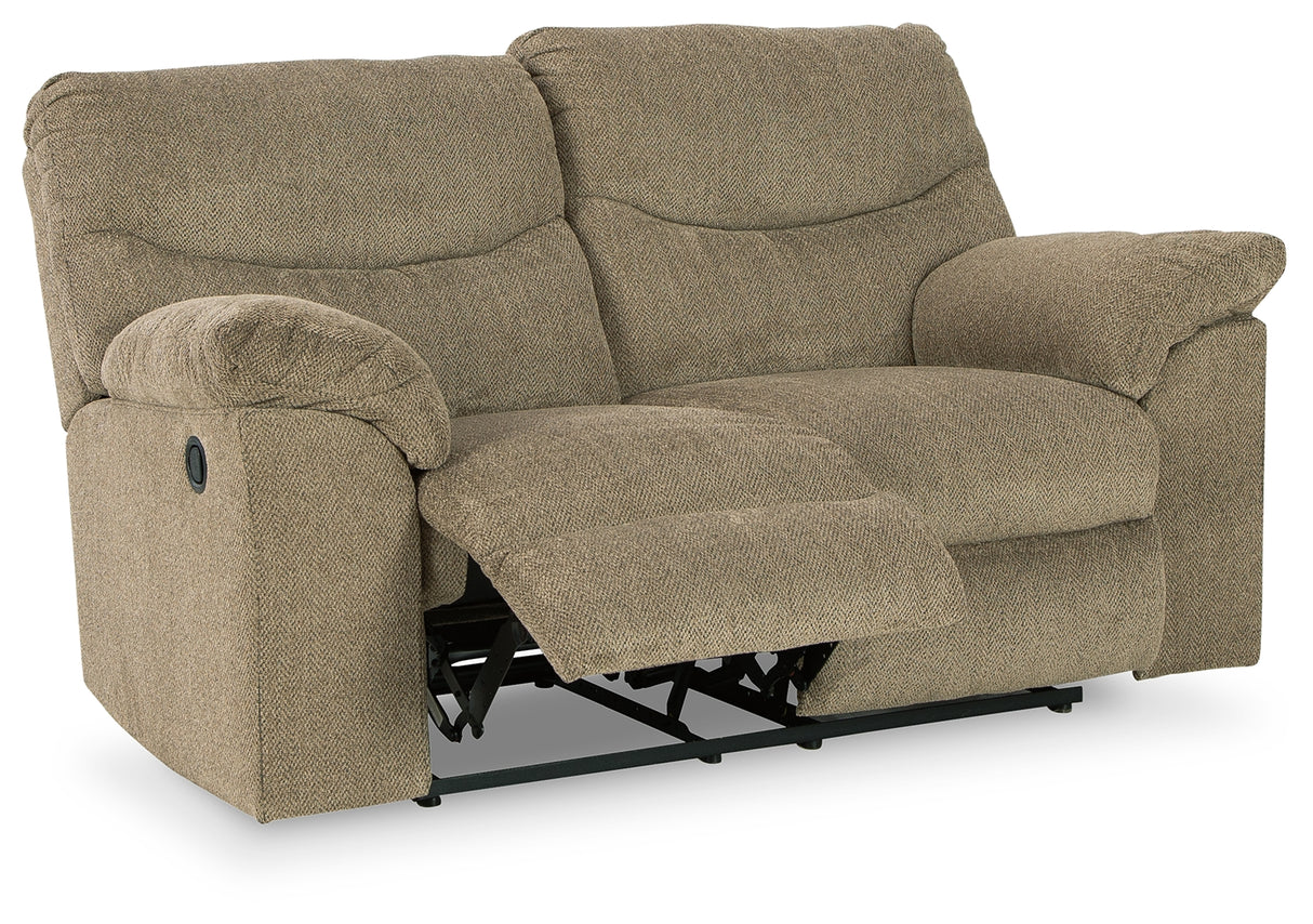 Alphons Sofa, Loveseat and Recliner in Briar - PKG014454