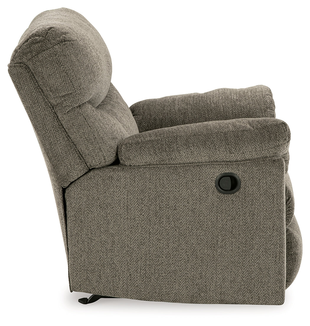 Alphons Sofa, Loveseat and Recliner in Putty - PKG014452