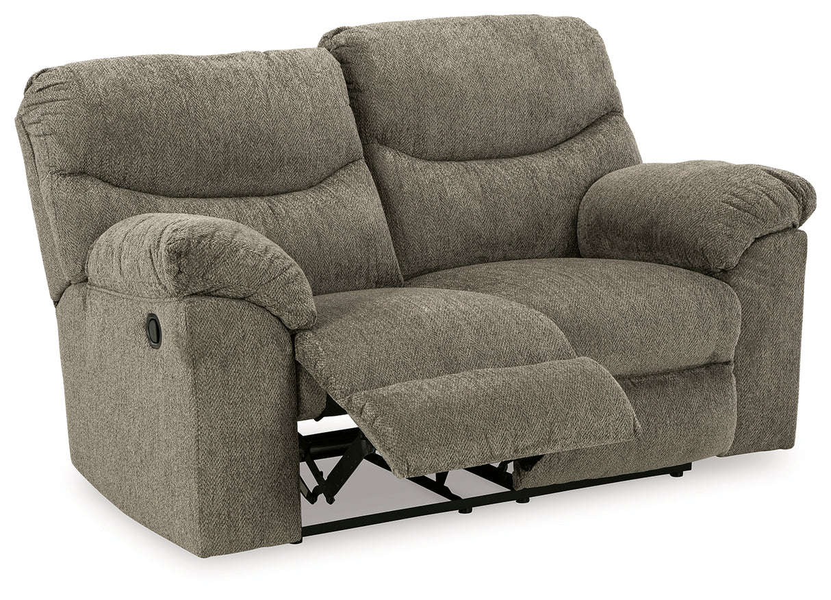 Alphons Sofa, Loveseat and Recliner in Putty - PKG014452