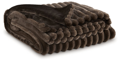 Alsonwell Brown Throw - A1001082