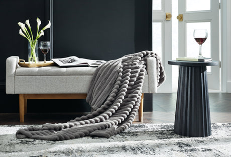 Alsonwell Gray Throw - A1001081