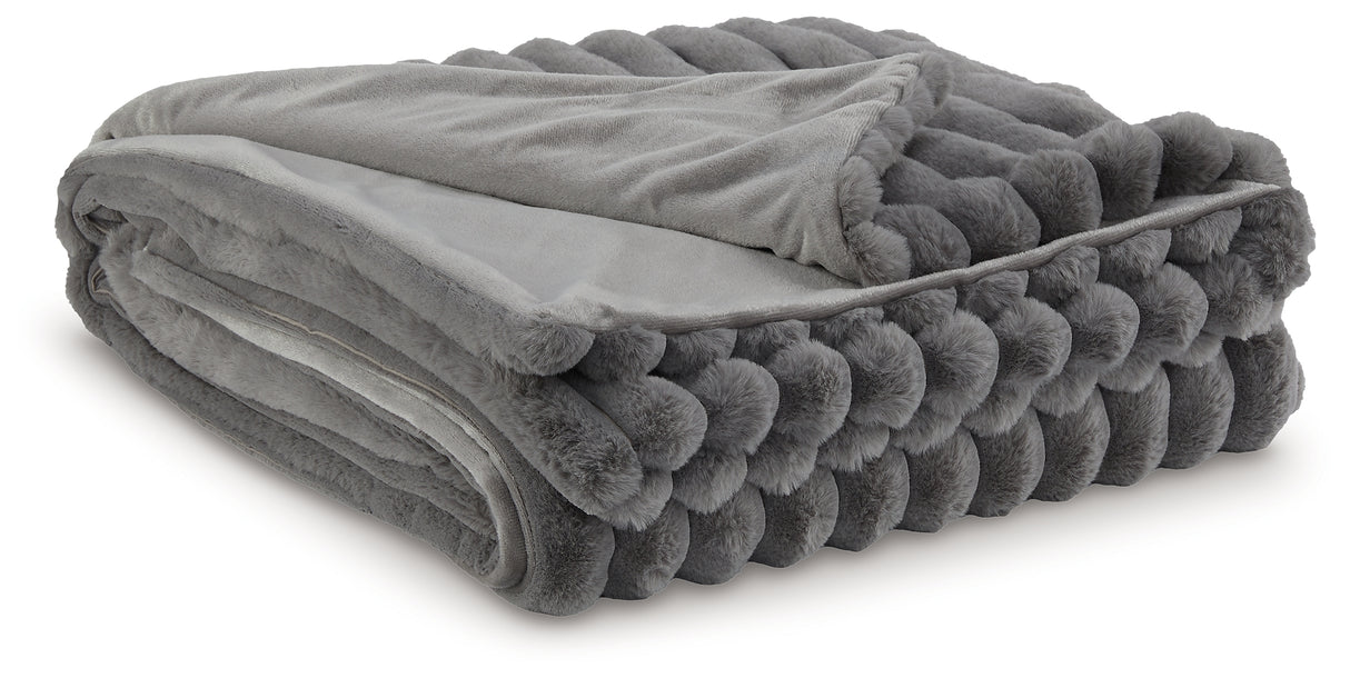 Alsonwell Gray Throw - A1001081