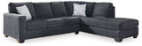 Altari 2-Piece Sectional with Ottoman in Slate - PKG001805