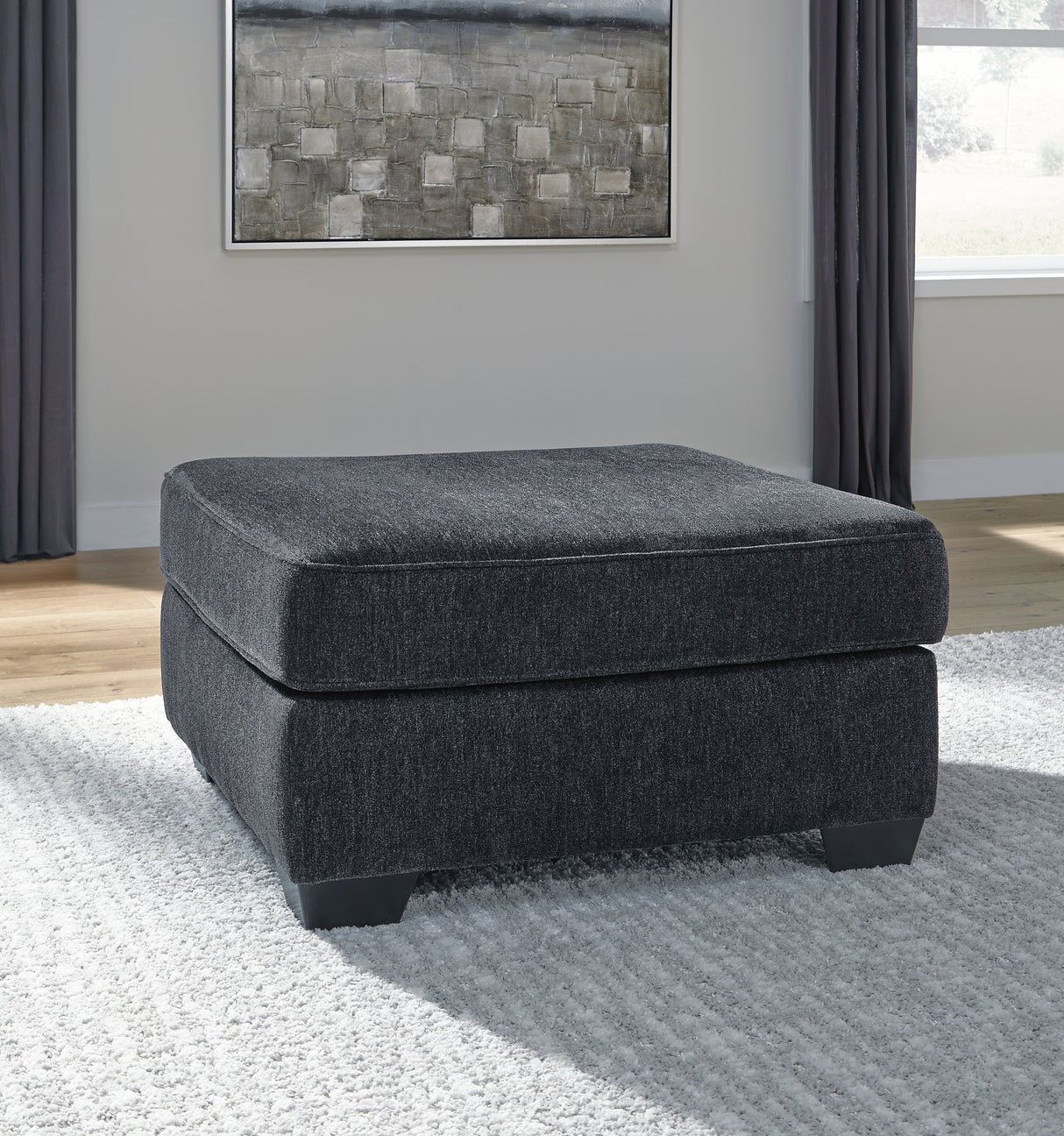 Altari 2-Piece Sleeper Sectional with Ottoman in Slate - PKG001806