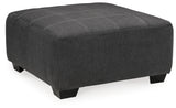 Ambee 3-Piece Sectional with Ottoman in Slate - PKG010934