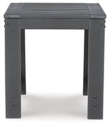 Amora Outdoor Coffee Table with 2 End Tables in Charcoal Gray from Ashley - Luna Furniture