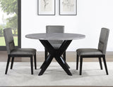 Amy 48-inch Faux-Marble Dining Table from Steve Silver - Luna Furniture