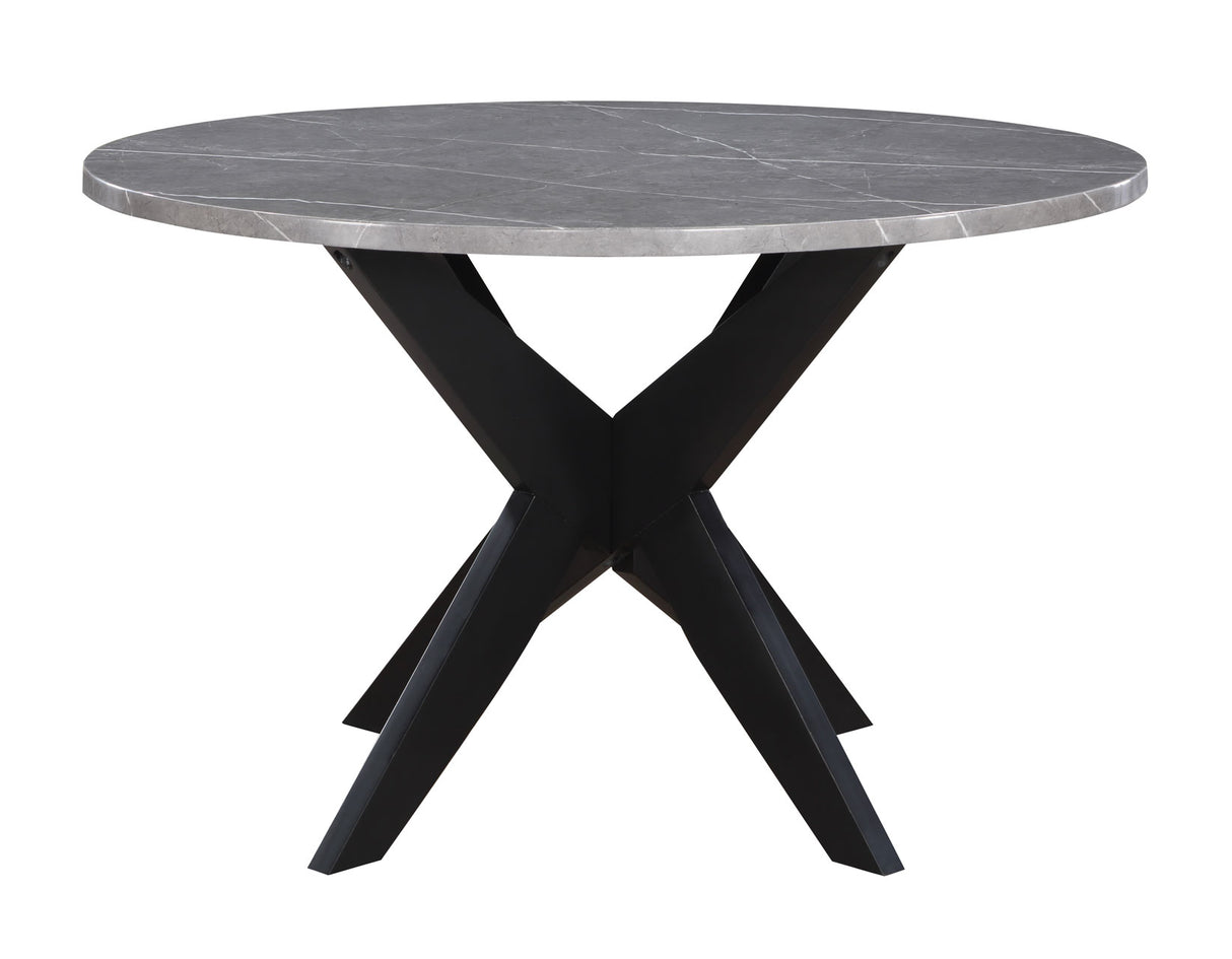 Amy 48-inch Faux-Marble Dining Table from Steve Silver - Luna Furniture