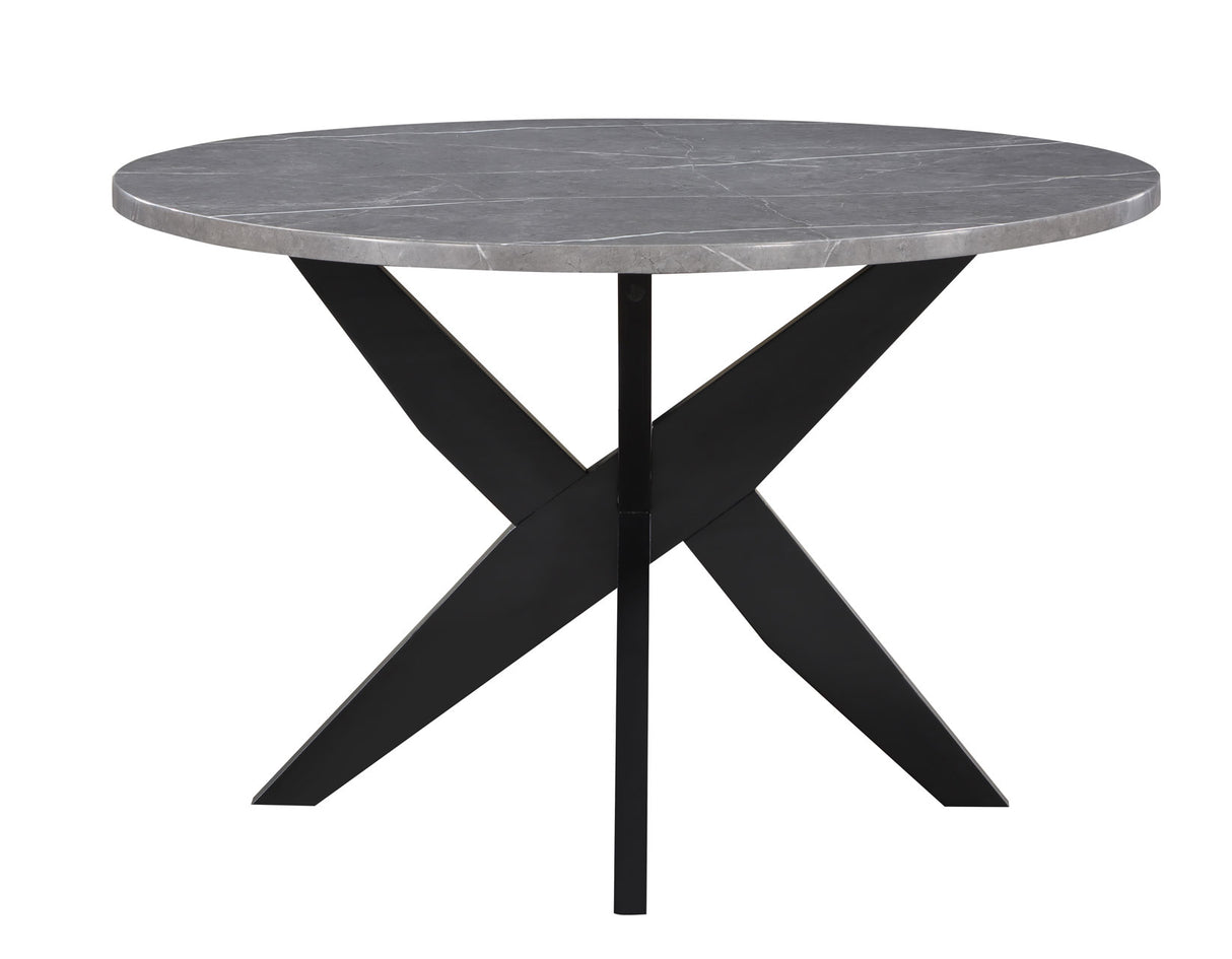 Amy 48-inch Faux-Marble Dining Table from Steve Silver - Luna Furniture