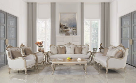 Anastasia Ivory Living Room Set from Happy Homes - Luna Furniture