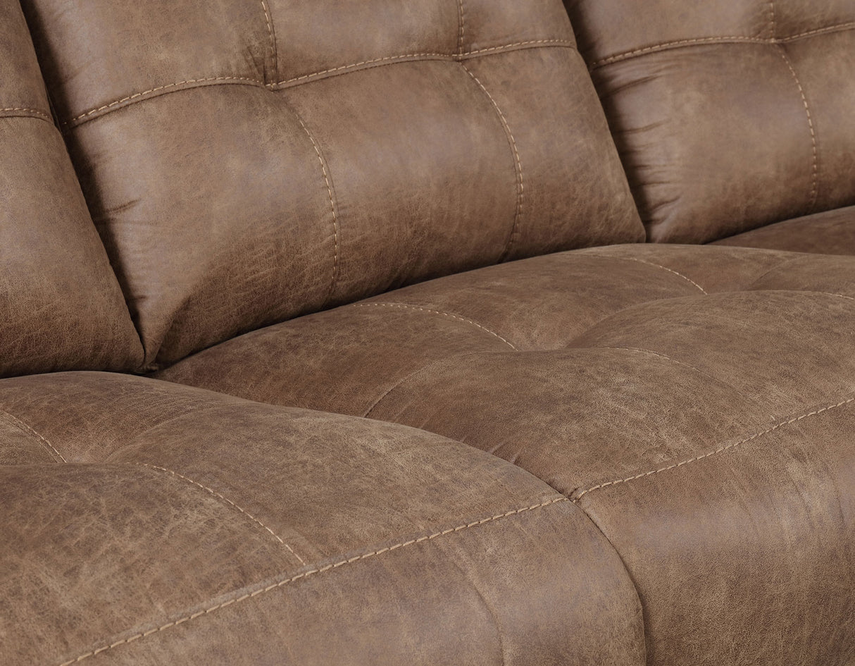 Anastasia 3-Piece Manual Reclining Sectional from Steve Silver - Luna Furniture