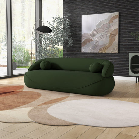 Brody Dark Green Boucle Sofa from Midinmod - Luna Furniture