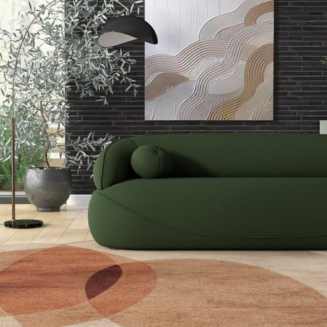 Brody Dark Green Boucle Sofa from Midinmod - Luna Furniture