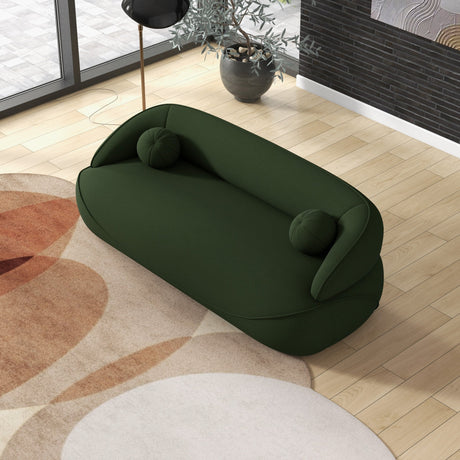 Brody Dark Green Boucle Sofa from Midinmod - Luna Furniture