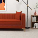 Angelina Red Boucle Sofa 84" - SOF00305922