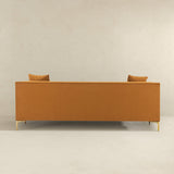 Angelina Sofa 91" (Cognac Velvet) - SOF02105952