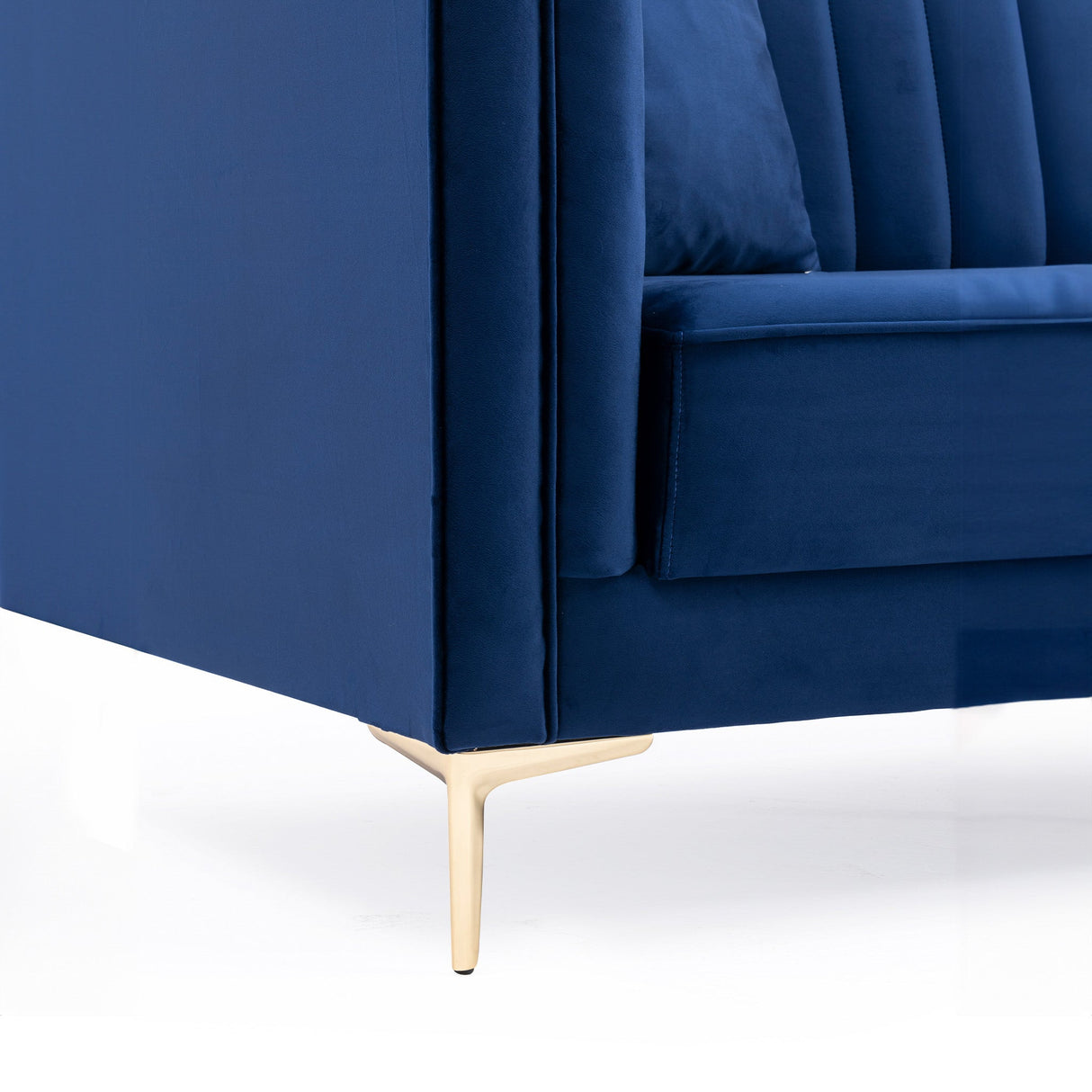 Angelina Sofa 91" (Dark Blue Velvet) - SOF02105953