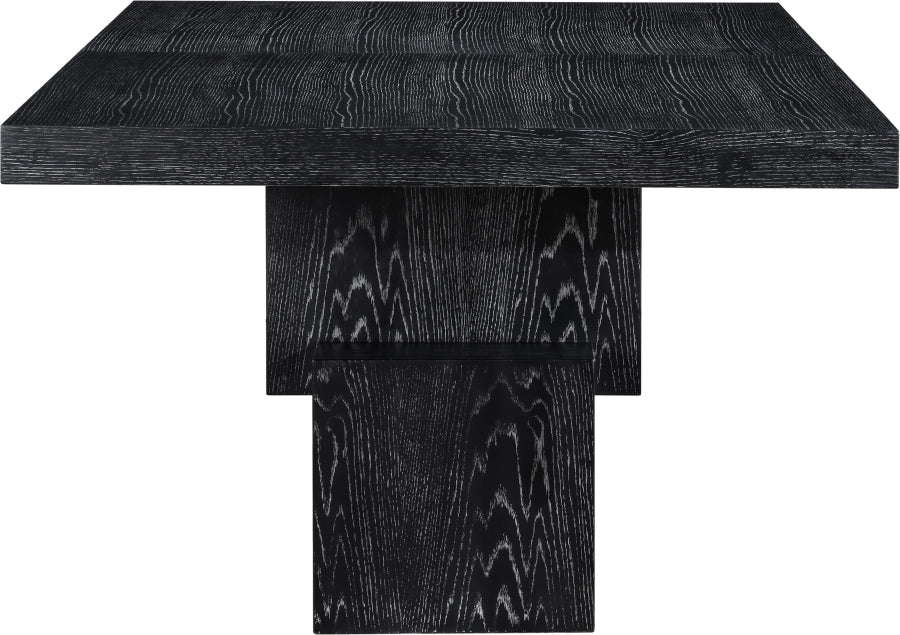 Anzio Dining Table in Black from Meridian - Luna Furniture