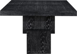 Anzio Dining Table in Black from Meridian - Luna Furniture