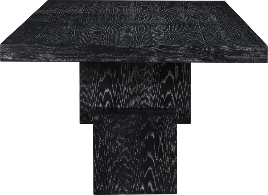 Anzio Dining Table in Black from Meridian - Luna Furniture