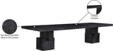 Anzio Dining Table in Black from Meridian - Luna Furniture