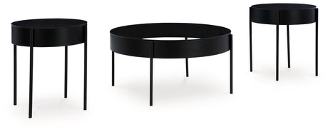 Ardoline Black Table (Set of 3) from Ashley - Luna Furniture