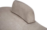 Argyle Chenille Fabric Chaise/Loveseat Beige from Meridian - Luna Furniture