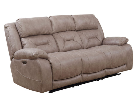 Aria Desert Sand 3 Piece Dual Power Motion Set(Sofa, Loveseat & Chair) from Steve Silver - Luna Furniture