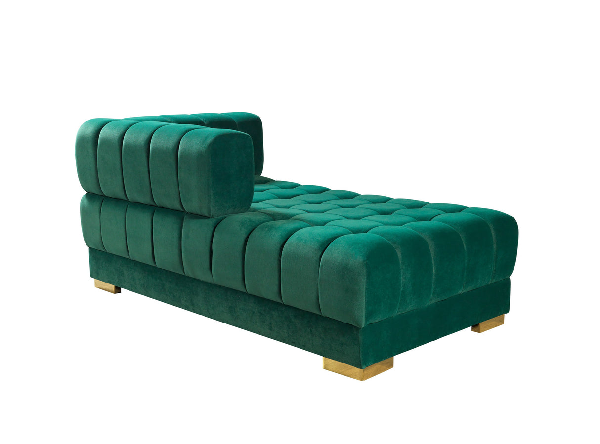 Ariana Green Velvet Double Chaise Sectional - ARIANAGREEN-SEC