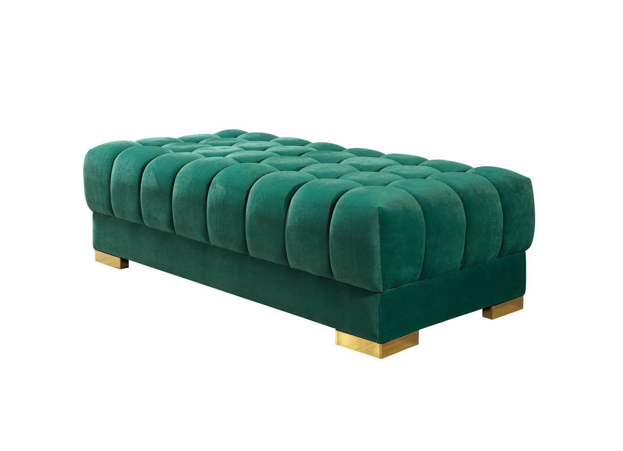 Ariana Green Velvet Double Chaise Sectional - ARIANAGREEN-SEC