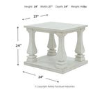 Arlendyne Coffee Table with 1 End Table in Antique White from Ashley - Luna Furniture