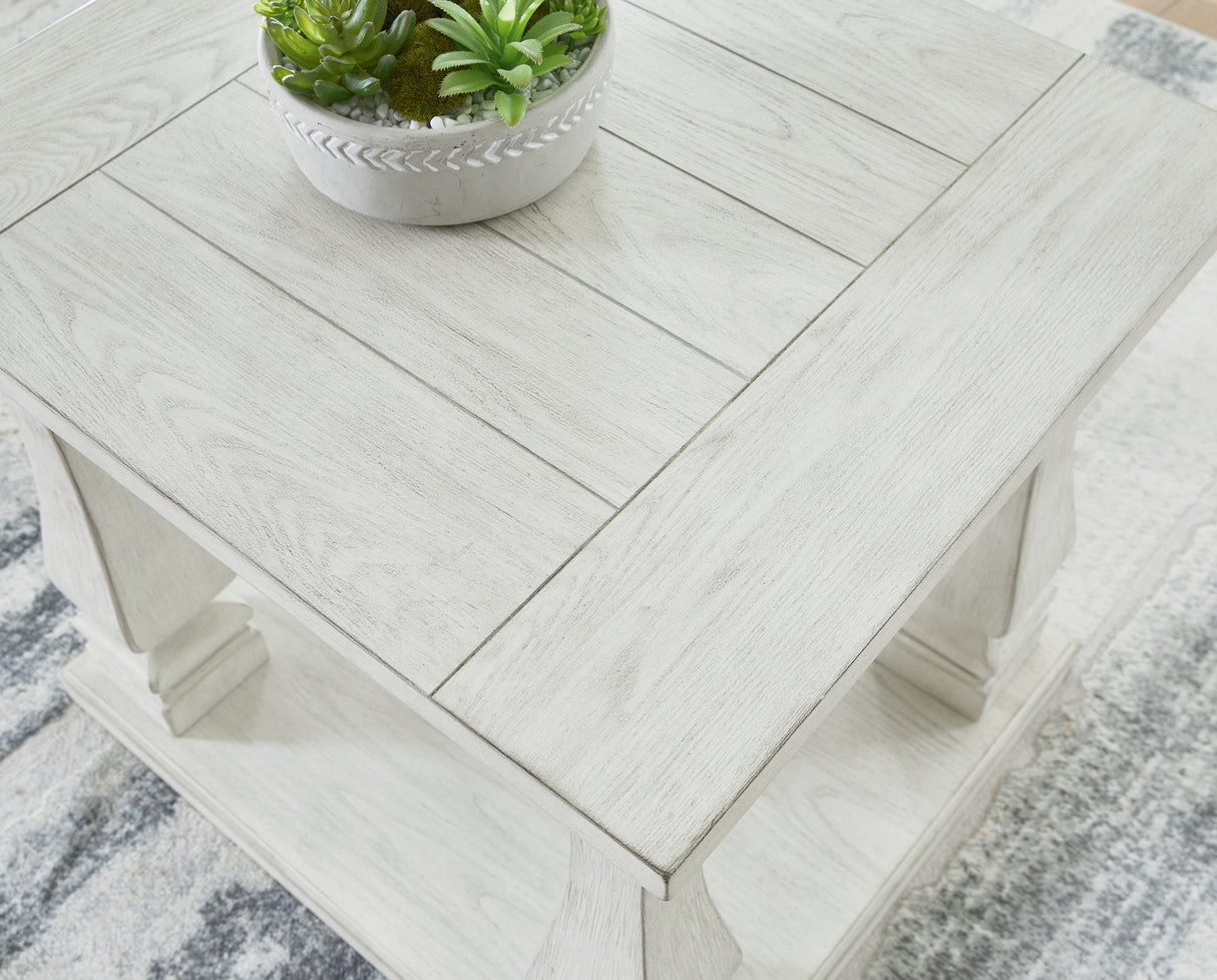 Arlendyne Coffee Table with 1 End Table in Antique White from Ashley - Luna Furniture