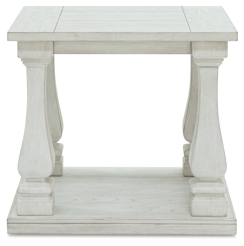 Arlendyne Coffee Table with 1 End Table in Antique White from Ashley - Luna Furniture