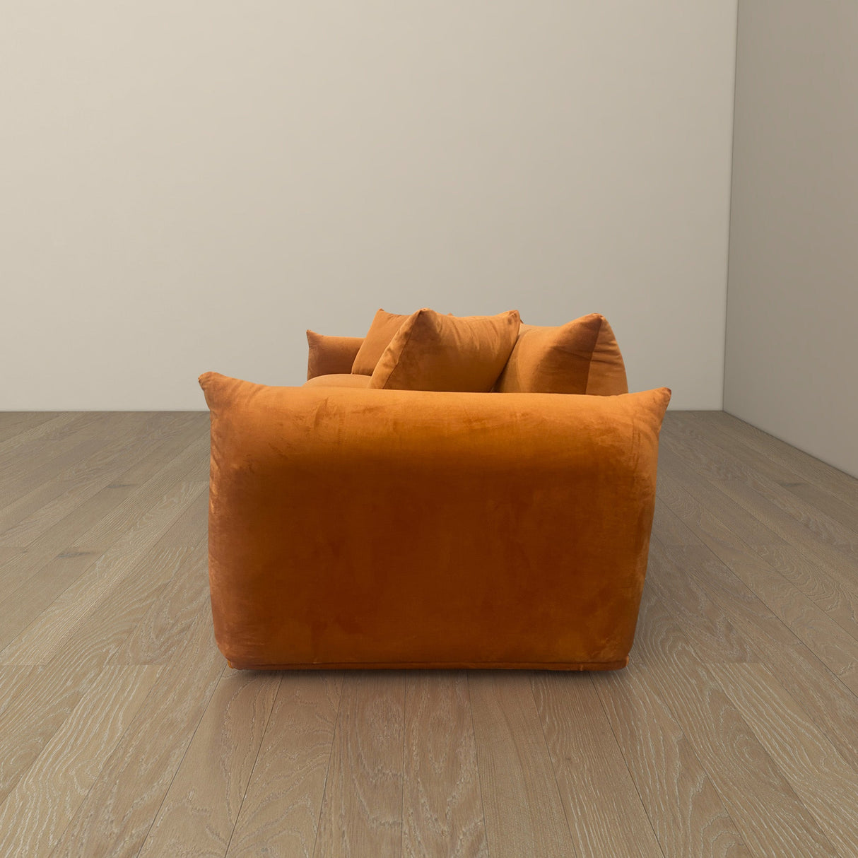 Arlo  Burnt Orange Velvet Sofa - AFC02083 - 